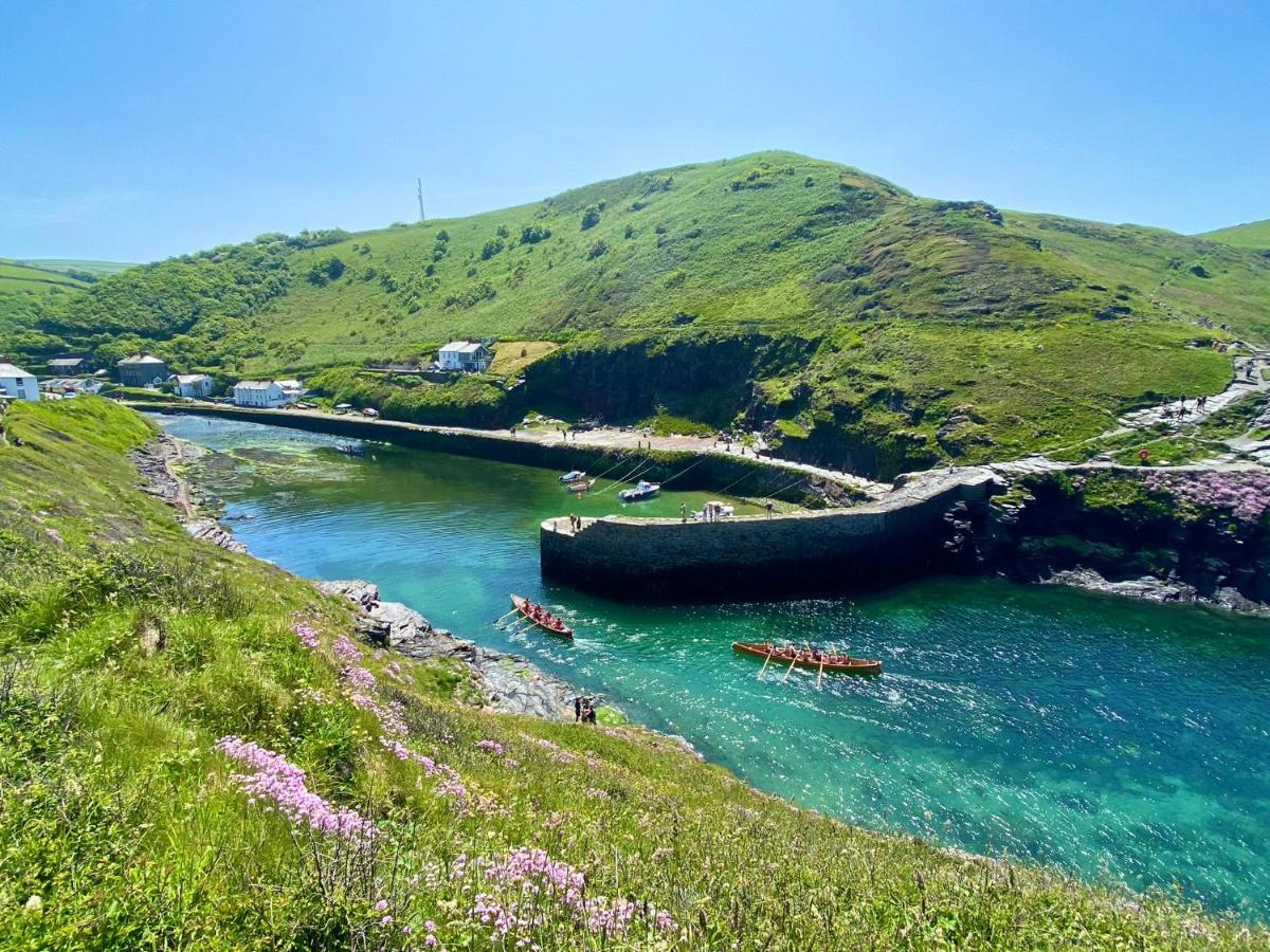 Polrunny Farm Seaberry Cottage With A Sea View And Log Burner Boscastle Exterior foto