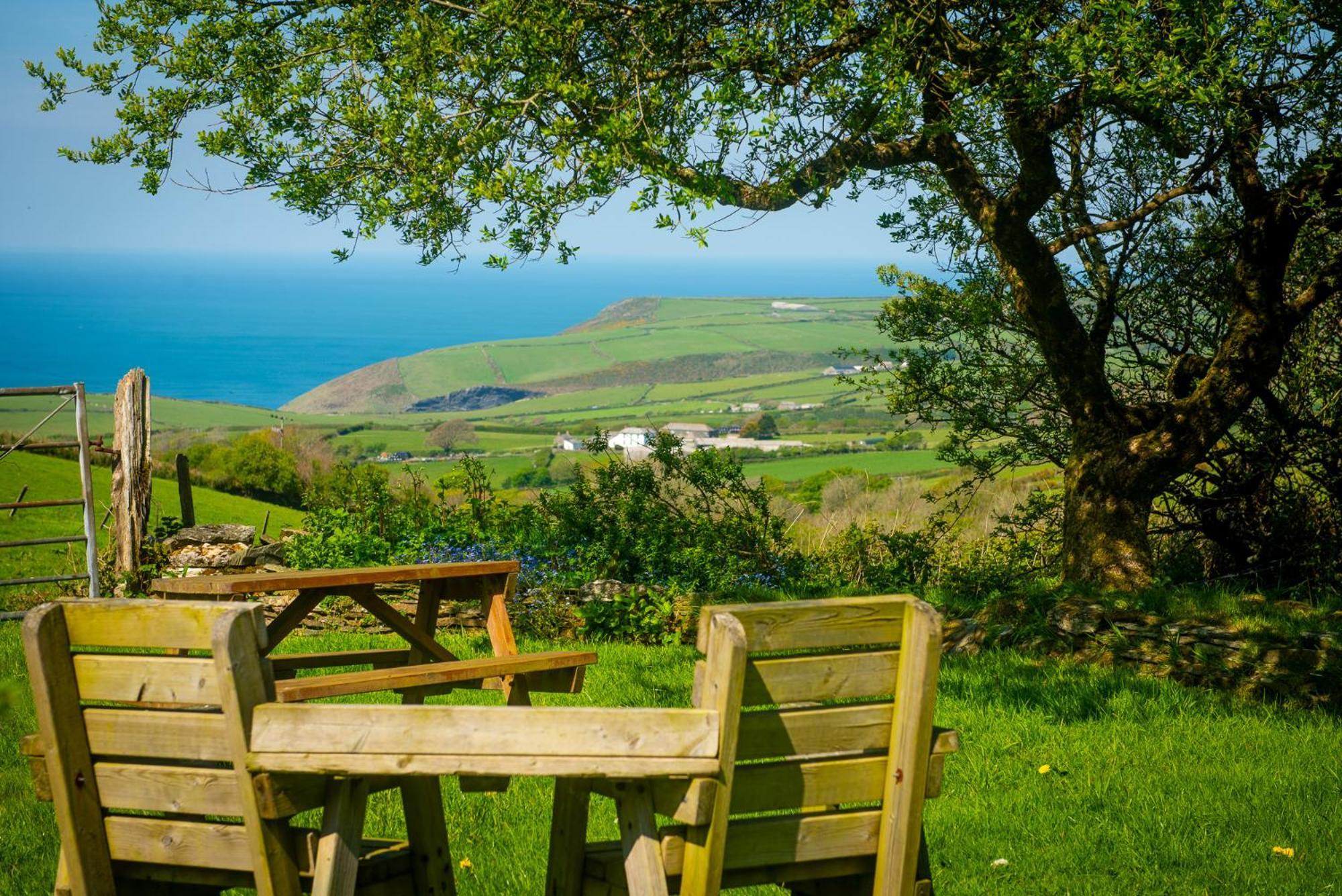 Polrunny Farm Seaberry Cottage With A Sea View And Log Burner Boscastle Exterior foto